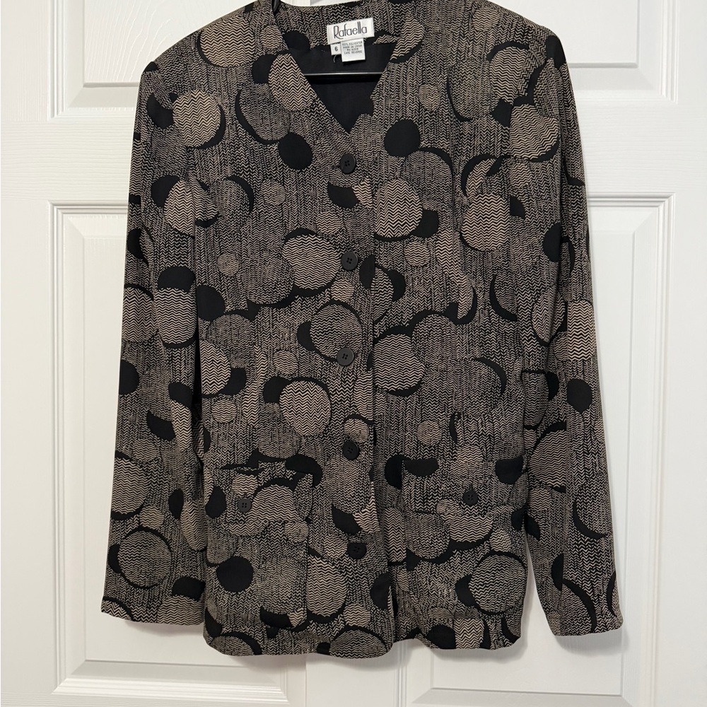 Rafaella Vintage Abstract Blazer
